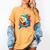 Kawaii Shark Reads Book Reading Library Book Bookworm Women's Comfort Colors T-Shirt Mustard