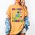 Kids 2nd Grade Graduate Dinosaur Trex 2nd Grade Graduation Women's Comfort Colors T-Shirt Mustard