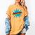 Kids Boys Benjamin Name Personalized Superhero Comic Book Women's Comfort Colors T-Shirt Mustard