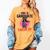 Kids Pre K Graduation Flossing Girl Nailed It Graduate Girls Women's Comfort Colors T-Shirt Mustard