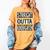 Kids Straight Outta Kindergarten Graduation Women's Comfort Colors T-Shirt Mustard