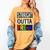 Kids Straight Outta Pre-K Graduation Women's Comfort Colors T-Shirt Mustard