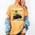 Kindergarten Graduate 2025 Kindergarten Graduation Dino Trex Women's Comfort Colors T-Shirt Mustard