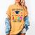 Kindergarten Graduation Class 2024 1st Grade Here I Come Women's Comfort Colors T-Shirt Mustard
