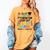 Kindergarten Graduation Graduate 1st Grade Here I Come Kids Women's Comfort Colors T-Shirt Mustard
