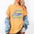 THIS LADY Will Never Own Enough BOOKS & YARN Women's Comfort Colors T-Shirt Mustard