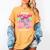 Last Day Of School Shirt Coquette Bow School Graduation Women's Comfort Colors T-Shirt Mustard