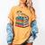 Leopard Gecko Book Lover Reading Women's Comfort Colors T-Shirt Mustard