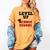Level Up Middle School 5th Grade Graduation Women's Comfort Colors T-Shirt Mustard