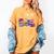Librarian I'm Okay Book Reader Library Book Women's Comfort Colors T-Shirt Mustard