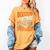 Library Halloween Book Lover Ghost With Books Women's Comfort Colors T-Shirt Mustard