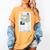 Little Miss Muffet Reading a Picture Book Women's Comfort Colors T-Shirt Mustard