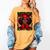 Little Miss Pre-K Grad 2026 Girl Preschool Graduation Women's Comfort Colors T-Shirt Mustard
