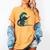 Lizard Reading Book Librarian Bookworm Reader Read Women's Comfort Colors T-Shirt Mustard
