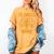 Los Angeles Hotrods Automotive Nostalgia Distressed Premium Tri-Blend Women's Comfort Colors T-Shirt Mustard