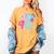 I Love 90's Retro Style Nostalgia Vibe 1990's Party Women's Comfort Colors T-Shirt Mustard