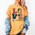 Love Coast Guard Mom Proud Coast Guard Graduation Mom Women's Comfort Colors T-Shirt Mustard