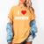 I Love Horror Heart Movies TV Show Books Writing Read Women's Comfort Colors T-Shirt Mustard