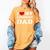I Love My Introvert Dad I Heart My Introvert Dad Women's Comfort Colors T-Shirt Mustard