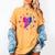 Magic Bi-Pride Book Of Cosmic Energy Women's Comfort Colors T-Shirt Mustard