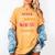 Masters Degree Graduation MPH Social Work Women's Comfort Colors T-Shirt Mustard