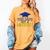 Masters Degree Proud Dad Graduation Shirt MBA Social Work Women's Comfort Colors T-Shirt Mustard