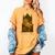 Medieval Cat Sarcastic Queen Lazy King Introvert Kitty Women's Comfort Colors T-Shirt Mustard