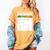 Meine Jugendweihe Guest Book Colourful Wir Waren Dabei MäDchen German Women's Comfort Colors T-Shirt Mustard