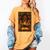 Melanin Girl Locs Book Lover Librarian Teacher Student Women's Comfort Colors T-Shirt Mustard