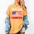 In Memory Of The Brave Man & Woman Memorial Day Women's Comfort Colors T-Shirt Mustard