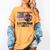 In Memory And Honor Of Firefighters Remembering 911 Women's Comfort Colors T-Shirt Mustard