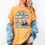 Memory Lane Trips Can't Remember Way Forgetful Grandma Drive Women's Comfort Colors T-Shirt Mustard