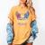 In Memory Of Mom Dad In Heaven Guardian Angel Wings Memorial Women's Comfort Colors T-Shirt Mustard