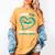 In My Memory Of My Wife SCLERODERMA AWARENESS Women's Comfort Colors T-Shirt Mustard