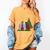 My Mom My Angel In Loving Memory Of My Mom Mommy's Girl Raglan Baseball Tee Women's Comfort Colors T-Shirt Mustard