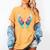 MOTHER HALO LOSS OF MOM LOVING MEMORY Women's Comfort Colors T-Shirt Mustard