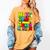 Next Stop Kindergarten Preschool Graduation 2023 Boys Girls Women's Comfort Colors T-Shirt Mustard