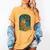 Night Owl Cozy Reading Tea Coffee Lover Bookworm Cute Women's Comfort Colors T-Shirt Mustard