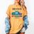 No Wi-Fi No Problem – Retro Dial Up Tech Nostalgia Premium Tri-Blend Women's Comfort Colors T-Shirt Mustard