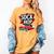 Nostalgia 1950s Sock Hop Dance Women's Comfort Colors T-Shirt Mustard