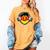 Nostalgia Chest Flag GDR Women's Comfort Colors T-Shirt Mustard