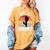 Not A Hugger Cactus Introvert Antisocial Women's Comfort Colors T-Shirt Mustard