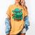 Octopus Reading Book Reading Bookworm Reader Women's Comfort Colors T-Shirt Mustard