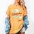 OK I Graduated Can I Go Back To Bed Now Graduation Women's Comfort Colors T-Shirt Mustard