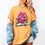 Orchids Flowers Book Floral Women's Comfort Colors T-Shirt Mustard Orchids Flowers Book Floral Women's Comfort Colors T-Shirt Mustard