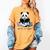 Panda Reading Chapter Books Women's Comfort Colors T-Shirt Mustard Panda Reading Chapter Books Women's Comfort Colors T-Shirt Mustard