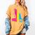 Pansexual Pride Celestial Cat Sitting Book LGBTQ Pan Colors Men Women Women's Comfort Colors T-Shirt Mustard