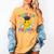 Peace Out Preschool Graduation Last Day Teachers Boys Girls Women's Comfort Colors T-Shirt Mustard