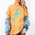 PhD Graduation Dead Inside But i Got My PhD Tie Dye Funny Women's Comfort Colors T-Shirt Mustard