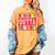 Pink STRAIGHT OUTTA Preschool PRE-K Graduation Women's Comfort Colors T-Shirt Mustard